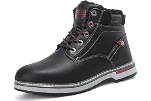 AX BOXING Buty Zimowe Męskie Trekkingowe Wędrowne Obuwie Pieszy Wędrówki Śniegowe Ciepły Podszewką Antypoślizgowe Rozmiar 41-46