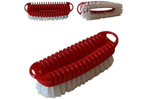 Today - Cepillo para la colada con mango perforado y cerdas rígidas - Ideal para lavado a mano, pretratamiento y eliminación de manchas - Fabricado en Italia