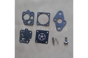 JWN KIT RIPARAZIONI TD40 CARB PER MARUNAKA KAAZ Kawasaki TD24 TD25 TD33 TD48 TG20 TG24, ecc. CARBURATORE A MEMBRANA KIT DI GUARNIZIONI RICOSTRUITE