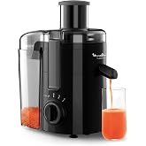 Moulinex Frutelia JU370810 &ndash; Blender 350 W, Large Opening Diameter, Compact | 2 Speeds and Pulse Function, Stainless Steel Fi