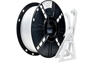 iBOSS PETG+filament 1,75mm, materiał do druku 3D, dokładność wymiarowa +/-0,02mm, 1KG/szpula, 2,2 funta kompatybilny z większością drukarek FDM (biały PETG)