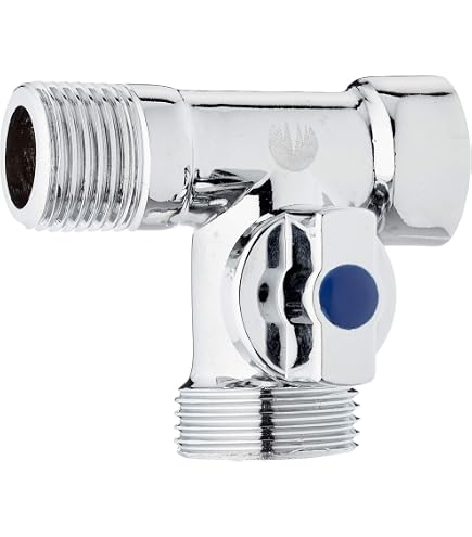 AcquaStiLLa 103381 - Doppio Raccordo Di Carico F3/4" X M3/4" X M3/4" Per Lavatrice E Lavastoviglie - 2