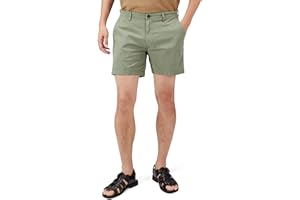 Amazon Essentials Short Chino Confortable et Extensible Coupe Slim 13 cm sans Pinces (Anciennement Goodthreads) Homme