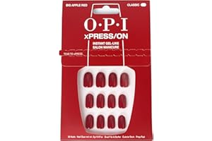 OPI xPRESS/ON - Faux ongles effet gel, tenue jusqu'à 14 jours - Kit incluant 30 faux ongles, 1 lime doule face, 1 stick de colle, 1 bâtonnet cuticules et 1 lingette nettoyante