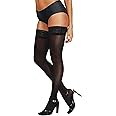 HONENNA Semi Sheer Stay Up Lingerie Thigh High Stockings Lace Top Size A-F