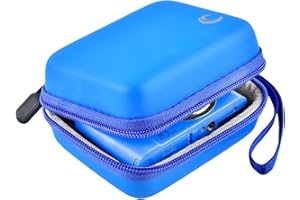 COMECASE Digitalkamera-Tasche kompatibel mit VOXPAN Digitalkamera 8X Digital Zoom HD Digitalkamera und AbergBest 21 Megapixel Studenten zubehör (Blau)