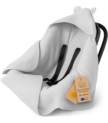 hauck baby wikkeldeken Snuggle N Dream/Katoen/Universeel voor babybak, autostoeltje, wandelwagen, buggy, babybedje, wipstoeltje/Voor 3- en 5-puntsgordelsystemen/Wasbaar op 40 °C/Bambi Rose