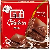 Eti S&uuml;tl&uuml; Kare &Ccedil;ikolata 60 g x 10