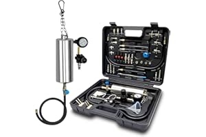 LIDOUYA Kraftstoffeinspritzdüsen & Kraftstoffsystem Reiniger Set, 1000ml, 10 bar (150 PSI) - Demontagefreie Reinigung für Ansaugkrümmer, Einlassventile, Drosselklappe und Katalysator