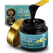 Shilajit Harz Aus Dem Himalaya – Reines Shilajit Mit 89% Fulvosäure, Laborgeprüft, Als Harz Oder Kapseln