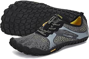 SAGUARO Chaussures de Trail Running Homme Femme Chaussures Minimalistes Chaussures de Sport Outdoor & Indoor Gym Fitness Randonnée Escalade Marche Barefoot Shoes Chaussures Aquatiques