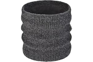 colornival Scarf Women's Men's Tube Scarf Winter Warm Loop Scarf Neck Warmer Neck Warmer Thick Fleece Scarf Knitted Neckerchief Sports Buff Scarf for Men Women Boys Motorcycle Bicycle Jogging Ski