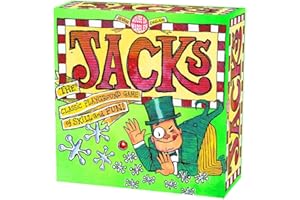 HOUSE OF MARBLES Jacks Metallsternchen & Flummi Geschicklichkeit Kinder Spielplatz Spielzeugset