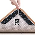 8 Tappetini Antiscivolo A Forma Di Cuore Per Tappeti – Adesivi Riutilizzabili In PU, 10x10 Cm, Fissa Tappeti Su Pavimenti Lisci, Lavabili