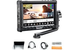 Desview P5II Kamera Monitor 800 Nits 5,5 Zoll, Feld Monitor mit 1920x1080 IPS 4K HDMI 3D LUT Rec.709 Professionelle Farbkalibrierung Waveform Video Peaking Focus Assist für DSLR