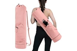 HENSYCH Borsa per yoga, tappetino da yoga con custodia, custodia multifunzione per palestra, classe spiaggia, parco viaggi