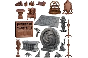 The Grinning Gargoyle - Wizard Shrine Props - Dungeon Adventurers - Paysage Fantastique 3D très détaillé pour Une Aventure Miniature de 28 mm - Accessoire de Jeu de Table pré-assemblé