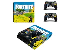 SUPREME SKINZ Compatible avec PlayStation 4 Slim Fortnite Sniper Console Skin, Décal, Vinyle, Autocollant, Façade – Console et 2 manettes – Housse de protection pour PS4 Slim