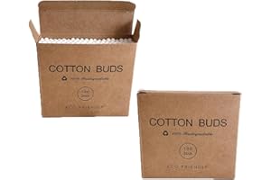 HQYBZP 200 Pcs Wattestäbchen,Ohrenstäbchen,Wiederverwendbare,Bambus Wattestäbchen,Ohrstäbchen,Reinigungsstäbchen,Wattestäbchen Lang,für Badezimmer,Zimmer,Wohnzimmer,Zum Schminken