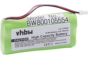vhbw Batterie Compatible avec Bang & Olufsen BeoCom 4 téléphone Fixe sans Fil (700mAh, 2,4V, NiMH)