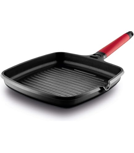 Wok A Induzione Casey Fundix - Alluminio Fuso, 28 Cm, 4 Litri, Nero, Antiaderente - Foto 6