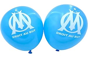 11 x ballon baudruche imprimé OM - Collection officielle Olympique de Marseille