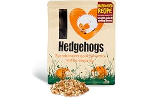 Hedgehog Food Semi Moist 2kg - Jacobi Jayne® I Love Hedgehogs™ - Tasty, Rich and Healthy Nutritious Food for your Garden Adults & Baby Hedgehogs Bones and Teeth