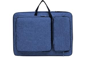 ITODA A3 - Borsa per disegno pittura schizzo arte portafoglio sda trasporto impermeabile borsa portaoggetti con tracolla portatile per adulti bambini cartella d'arte