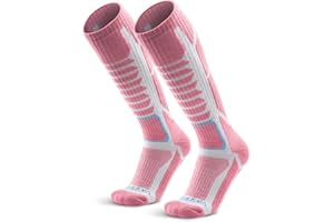 WEIERYA Damen Skisocken, Thermisch Gepolsterte Kniestrümpfe für Skifahren, Snowboarden und Outdoor Wintersport, 2/3 Paar