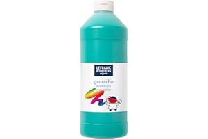 Lefranc Bourgeois - Gouache liquide Essentiel pour enfants - Bouteille 1L - Vert Foncé