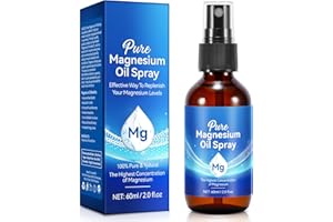 OBNOSWLPJMN 60ml Magnesium Oil Spray Magnesium Spray for Sleep Magnesium Oil for Feet Magnesium Spray Topical Magnesium Spray Restless Leg Syndrome Relief