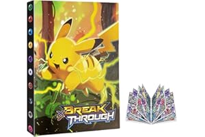 COZVIAO Album per Carte Pokemon, Raccoglitore per Carte, Libro Porta Carte, Album di Carte Collezionabili, 30 Pagine, Capacità 240 Carte