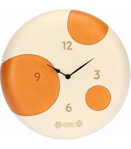 THUN Orologio Da Tavolo In Ceramica – Collezione Chroma, Design Elegante E Raffinato, 12,7 X 5,4 X 12,8 Cm – Per Scrivania, Comodino O Mensola – Complemento D’Arredo Di Classe