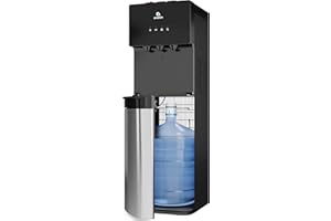 Avalon Bottom Loading Water Cooler Water Dispenser with BioGuard- 3 Temperature Settings - Hot, Cold & Room Water, Durable Stainless Steel Construction, Anti-Microbial Coating- UL Listed
