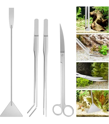 2x Reptilien-Futterzangen Aus Edelstahl - Mit Gummispitze Für Aquarium & Terrarium