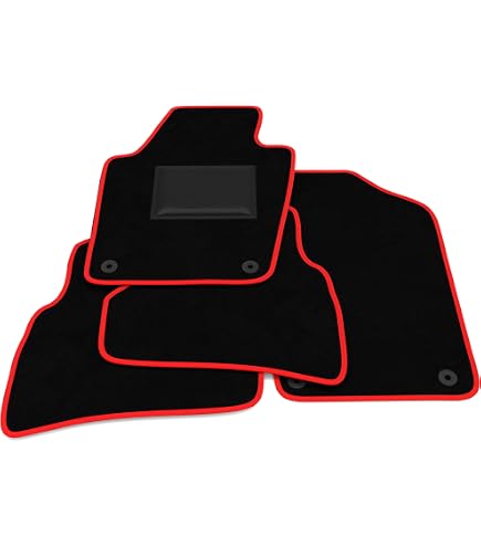 Tappetini Auto Originali Volkswagen In Gomma - 2 Pezzi Anteriori - Nero Titanio - Fissaggio A Pressione - 5