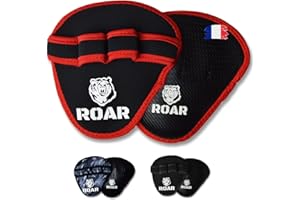 Roar® Grip Pads Musculation, Gymnastics Grips Crossfit, Gant Traction, Grip Power Pads, Gant muscu, Protege Main Musculation, Pad Grip, Gants Fitness, Pullup maniques, Gymnastique Pad