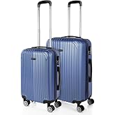 Rigid Travel Suitcases Set Lightweight Travel Suitcases Pack Suitcases