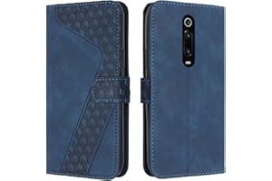 OKZone Funda para Xiaomi Mi 9T/Xiaomi Mi 9T Pro/Redmi K20/K20 Pro, PU Cuero Flip Carcasa Fundas Móvil de Tapa Libro Caso Piel PU Billetera Tarjetero Case Telefono Cubrir Móvil Phone Cover (Azul)