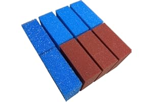 Koi- und Bonsaipark Herdecke KH Biotec - Set di spugne di ricambio per filtro stagno Oase Screenmatic 40000, 2 x blu grande, 3 x rosso sottile, 3 x blu medio