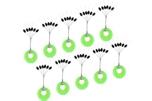 AMZfishing® Stopper in Gomma ovali o Rotondi in 3 Misure | Fermo Filo | Stopper per galleggianti | Stopper da Pesca | Stopper per Filo | Stopper in Silicone