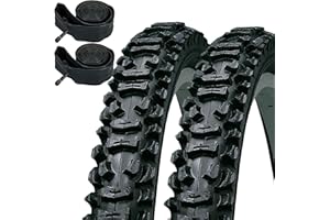 Kenda Smoke 26" x 1.95 Mountain Bike Knobbly Tyres & Schrader Inner Tubes (Pair)