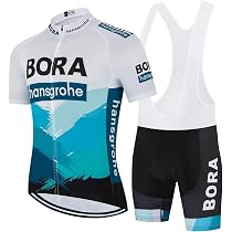 HOMTOL Rennrad Trikot Herren Kurzarm Radtrikot Set Fahrradbekleidung herren Fahrrad Anzug Radsport-bekleidung Radhose mit 3D-Gel-gepolsterten Shorts Radtrikots (Blau01, S) Fashion