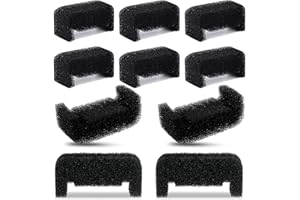 Hantoc 10 Pezzi Filtro in Spugna per Fontana per Gatti, Filtri Fontanella per Gatti Filtri di Ricambio per Fontanella Animali Domestici Filtro in Schiuma Fontanella per Fontana per Gatti