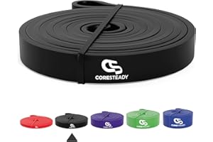 Coresteady Élastique Traction | Bande Élastique Traction Assistée | Bande de Traction pour Powerlifting, Yoga, Exercices de Mobilité et d'Étirement | pour Homme & Femme