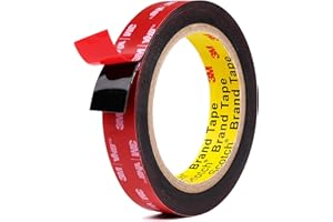 UPwoktem Nastro Biadesivo Extra Forte 5925, Nastro di Montaggio, Impermeabile e resistente alle alte temperature, utilizzato in uffici, case, automobili, interni ed esterni (20mm x 3metri)