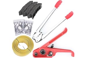 Anmas Power Lot de 5 sangles de serrage en polyester et polypropylène pour le cerclage de 12 à 16 mm