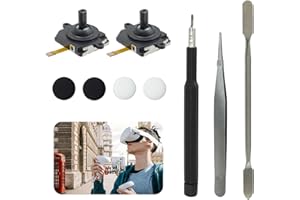 KIKI FANCY Joystick Replacement Kit for Oculus Quest 2 Controller, Repair Kit for Meta Quest 2 Controller Replacement Joystick Analog Thumb Stick Repair Kit for Oculus Quest 2 Accessories