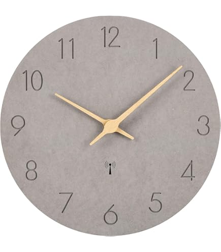 TFA Dostann Contour Design Funk-Wanduhr, Funkuhr, groß