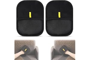 WEGLOK Guanti Rimuovi Peli Animali, 2 Pezzi,Guanti elettrostatici per la rimozione dei pelis di animali domestici, Guanti per La Cura del Pelo Riutilizzabili,per Cuccia, Tappeti, Divani, Vestiti